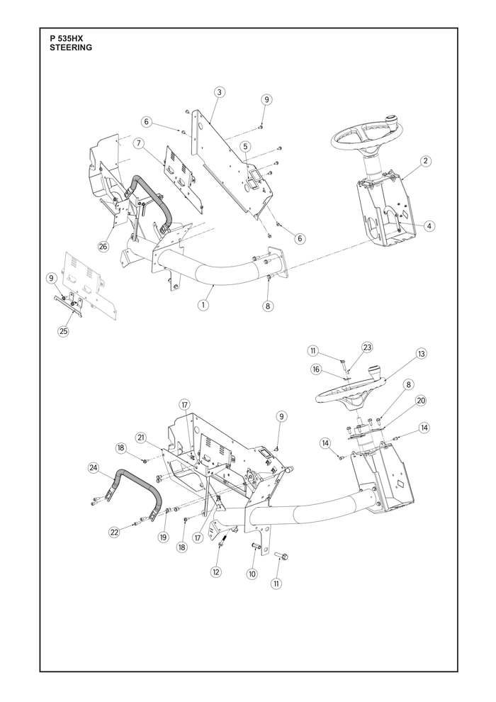 Husqvarna 599635001 onderdelentekening - positie 26