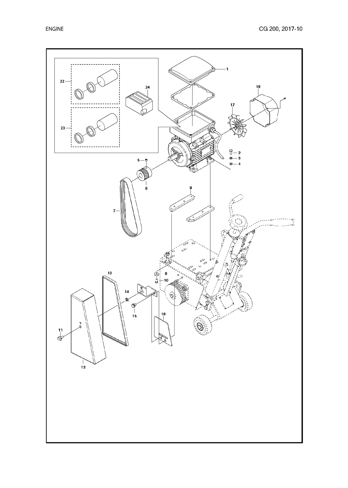 Husqvarna 589394101 onderdelentekening - positie 8