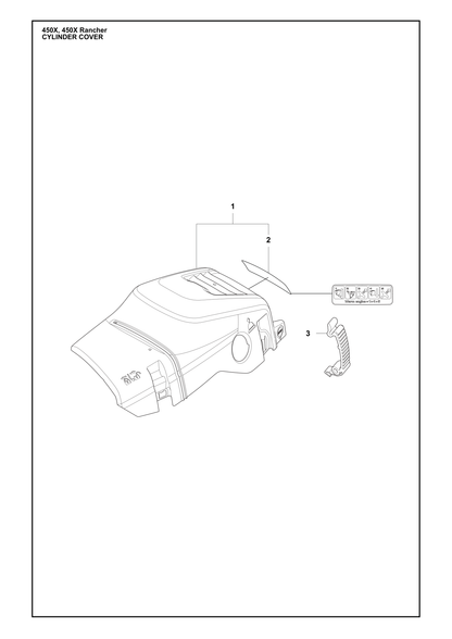 Husqvarna 546023501 onderdelentekening - positie 2
