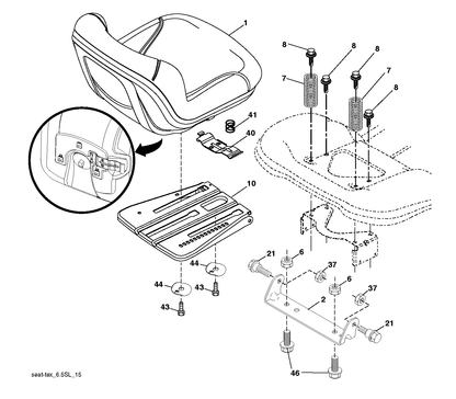 Husqvarna 532439819 onderdelentekening - positie 1