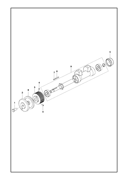 Husqvarna 502498601 onderdelentekening - positie 8