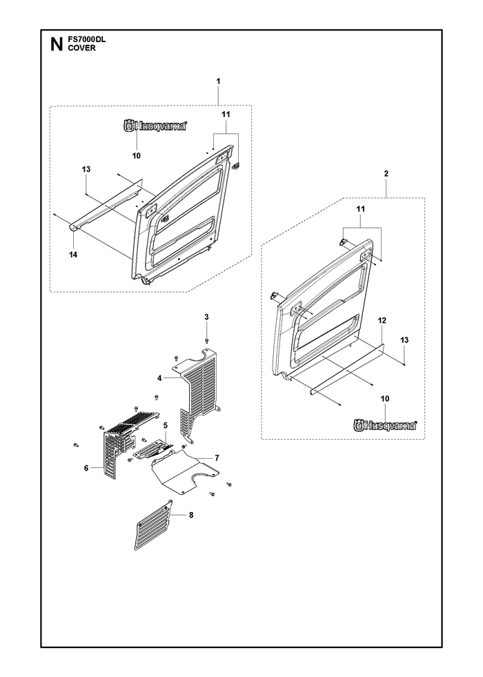 Husqvarna 585172201 onderdelentekening - positie 13