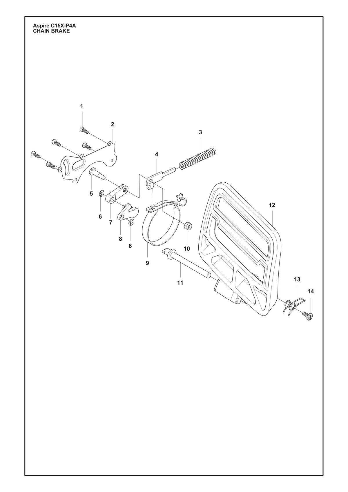 Husqvarna 546706801 onderdelentekening - positie 12