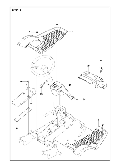 Husqvarna 578233201 onderdelentekening - positie 3