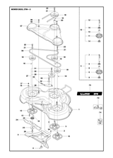 Husqvarna 544065509 onderdelentekening - positie 1