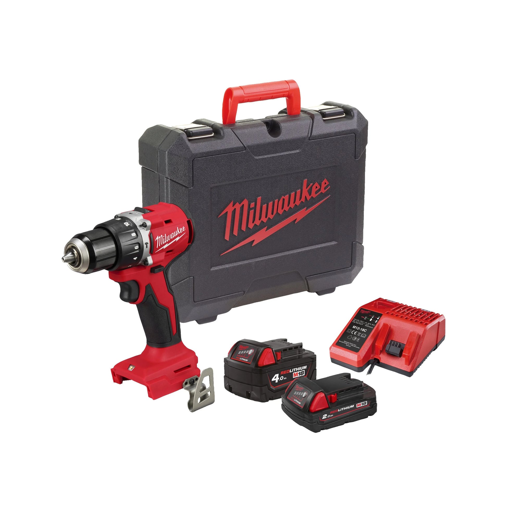 MILWAUKEE M18 BLPDRC-422C compacte koolborstelloze slagboormachine