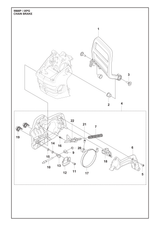 Husqvarna 548653001 onderdelentekening - positie 22