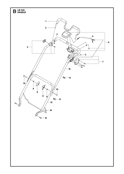 Husqvarna 512793167 onderdelentekening - positie 8