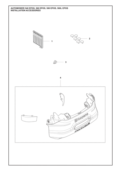 Husqvarna 547637901 onderdelentekening - positie 2
