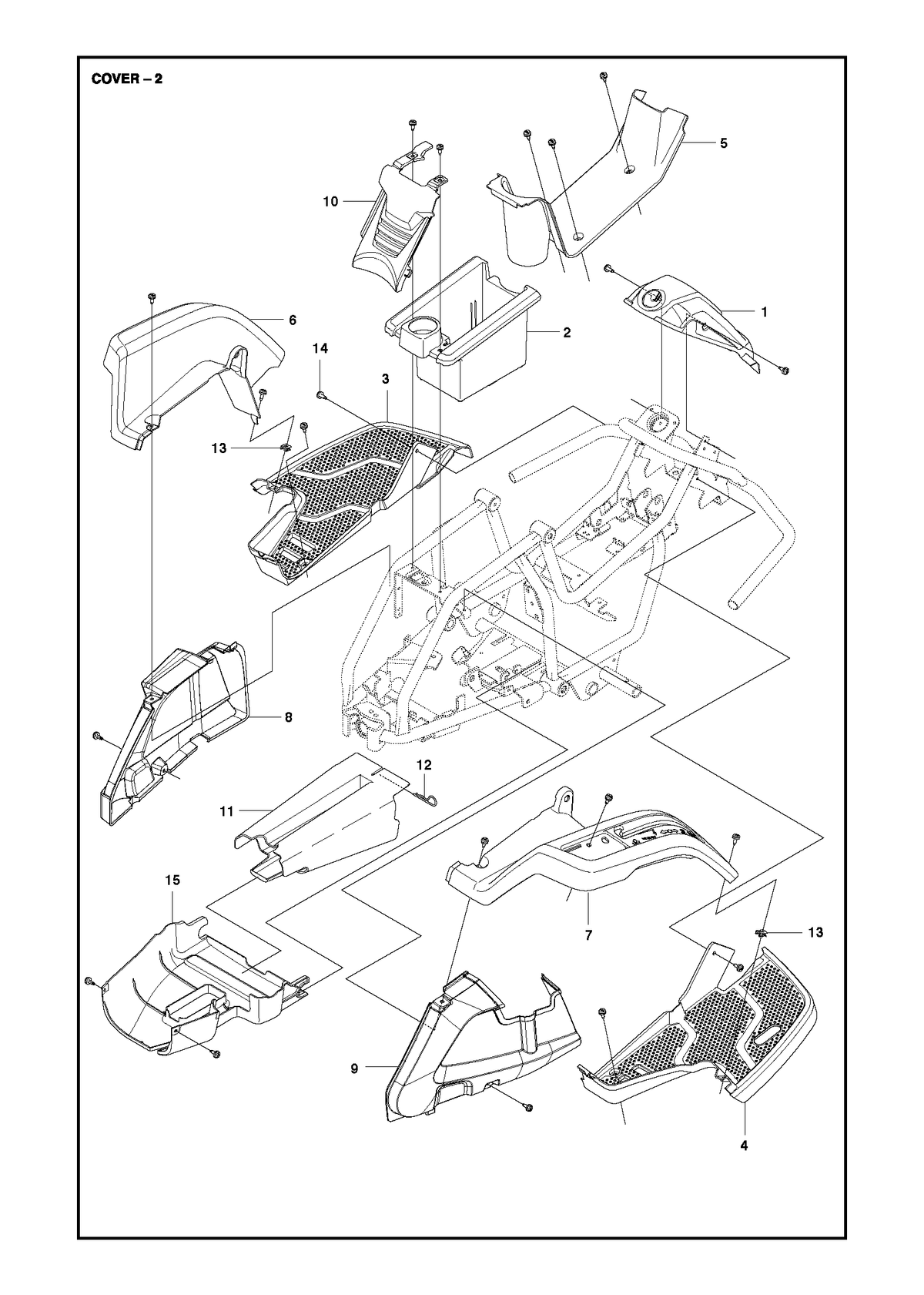 Husqvarna 521890701 onderdelentekening - positie 6