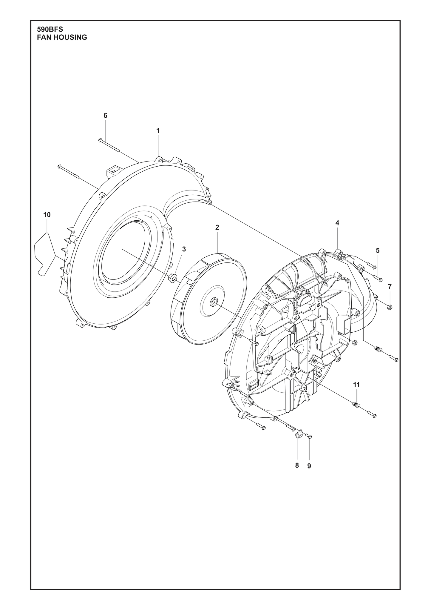 Husqvarna 504122301 onderdelentekening - positie 8