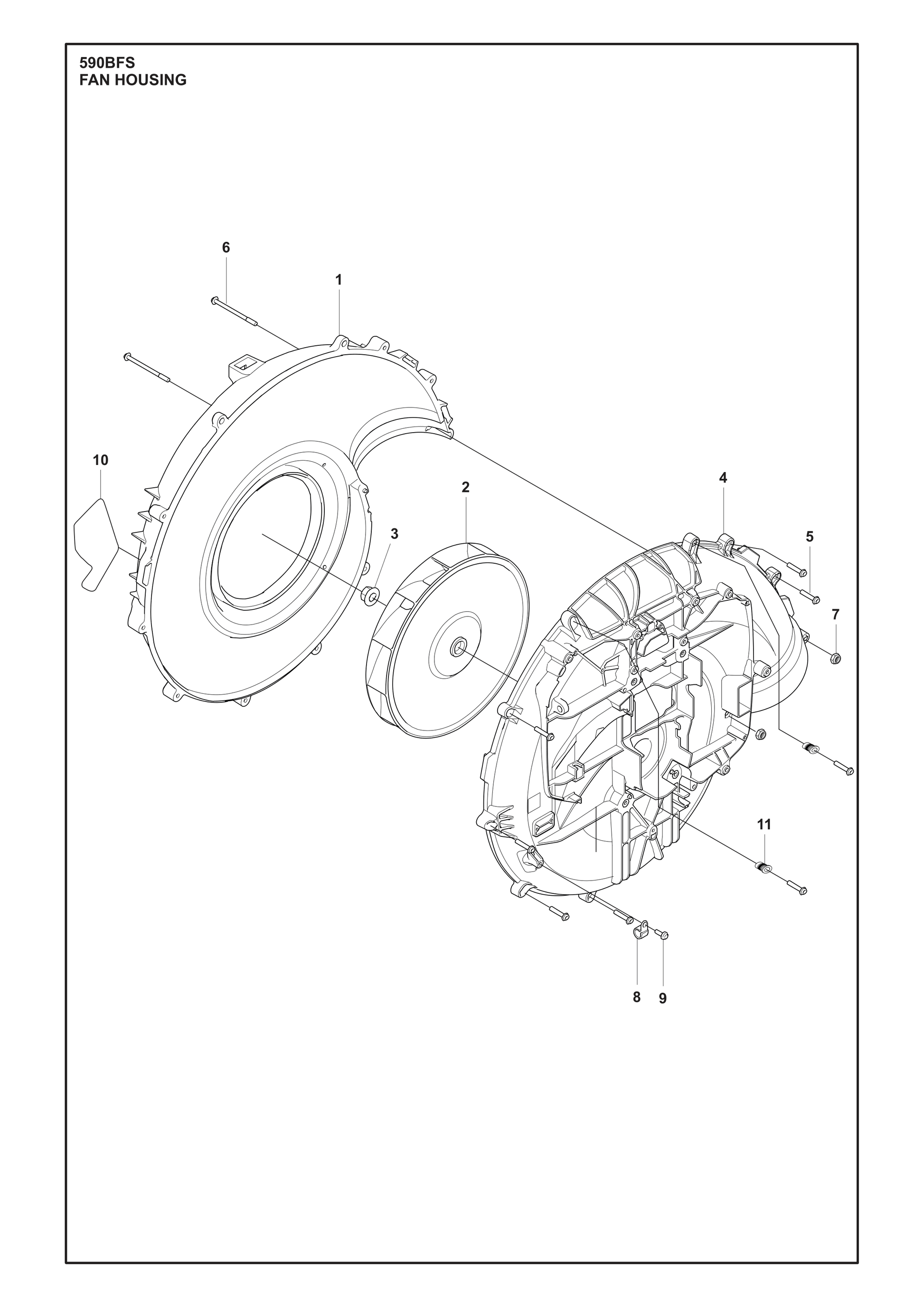Husqvarna 504122301 onderdelentekening - positie 8