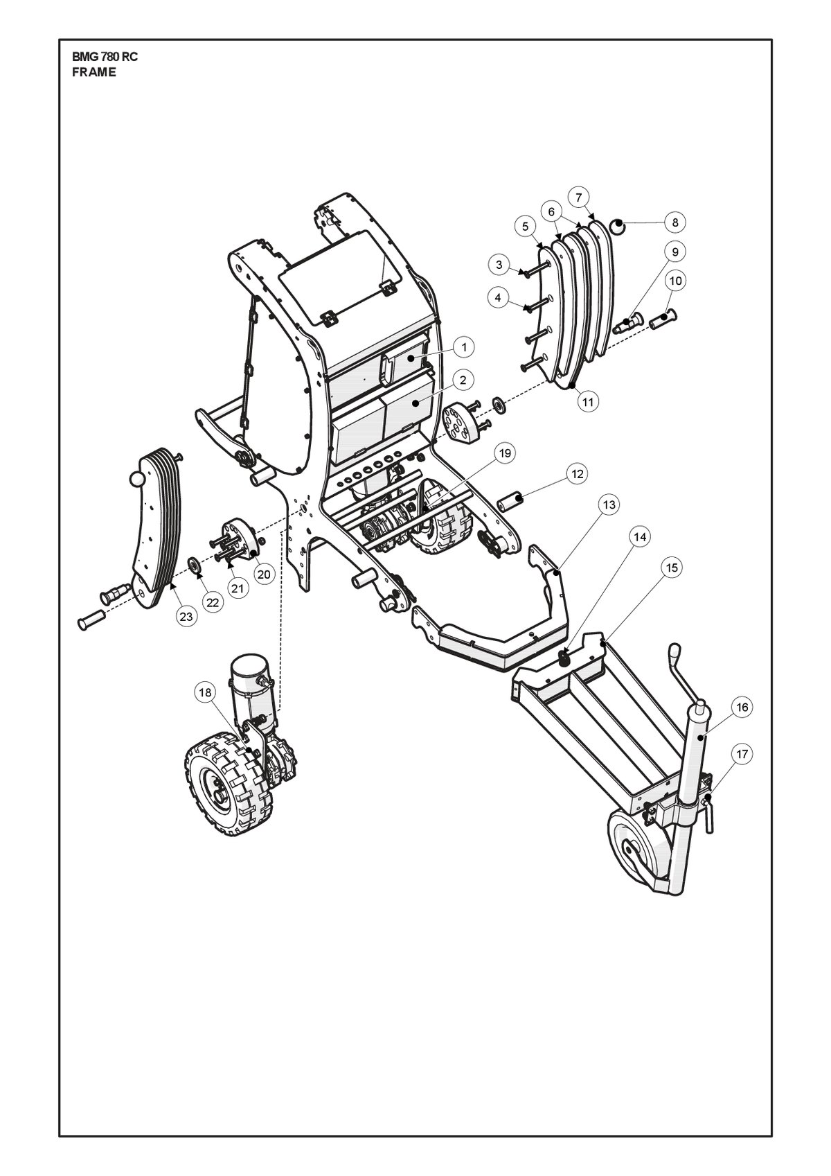 Husqvarna 533867701 onderdelentekening - positie 13