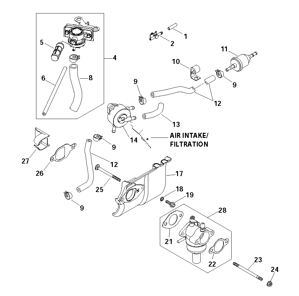 Husqvarna 525452701 onderdelentekening - positie 28