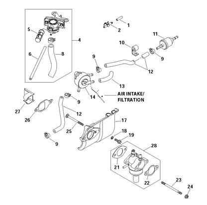 Husqvarna 525452701 onderdelentekening - positie 28