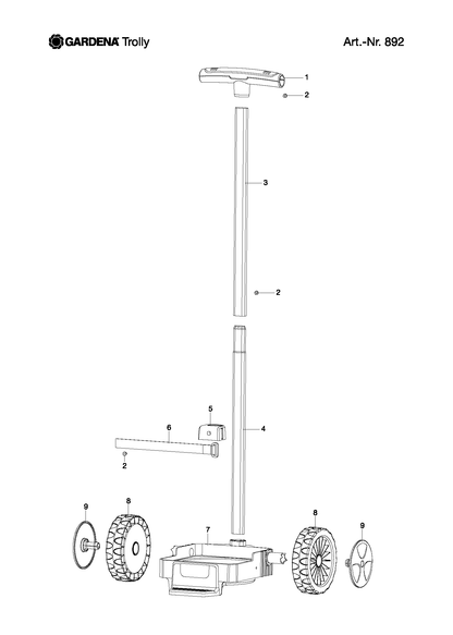Husqvarna 521912701 onderdelentekening - positie 3