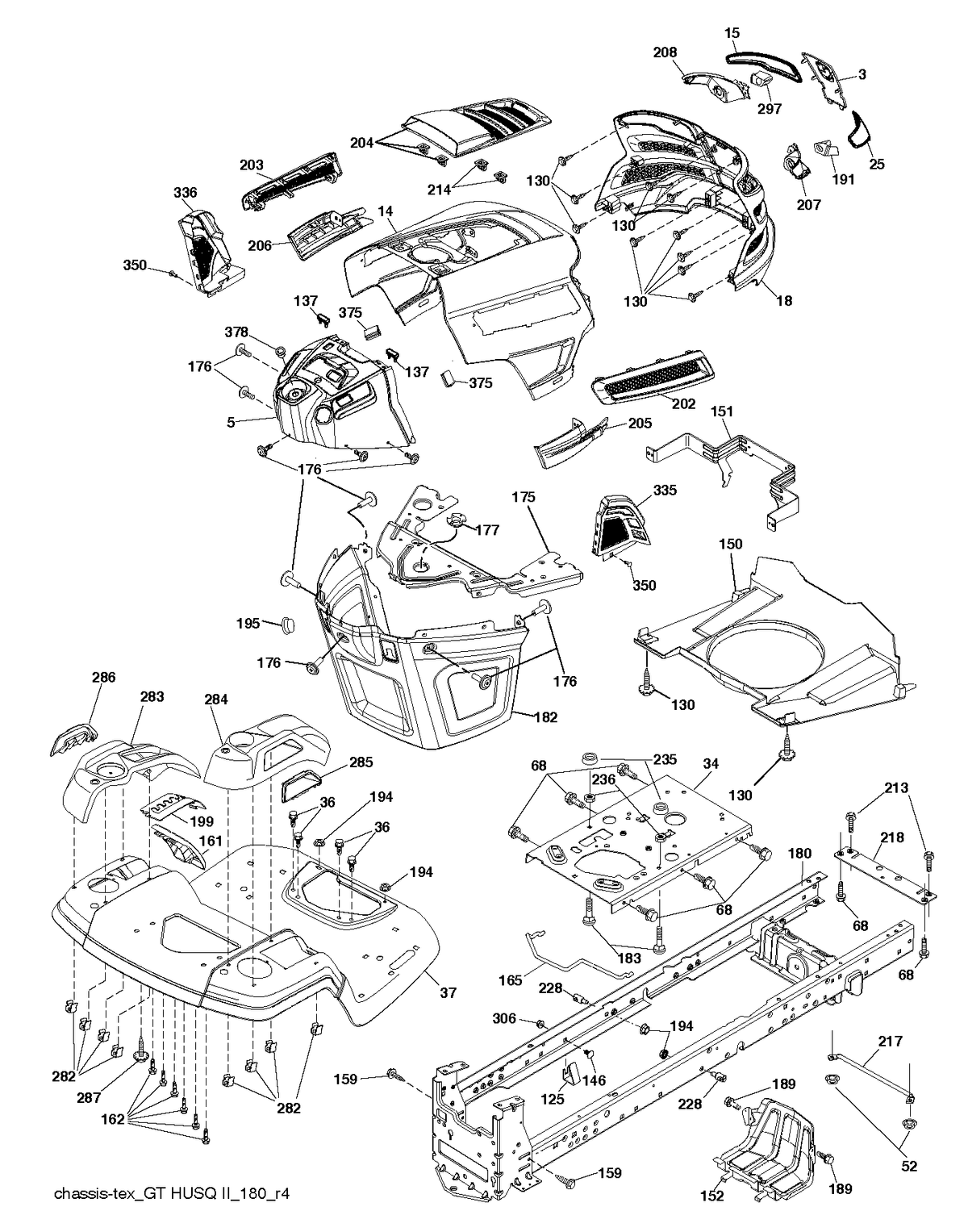 Husqvarna 597334801 onderdelentekening - positie 85
