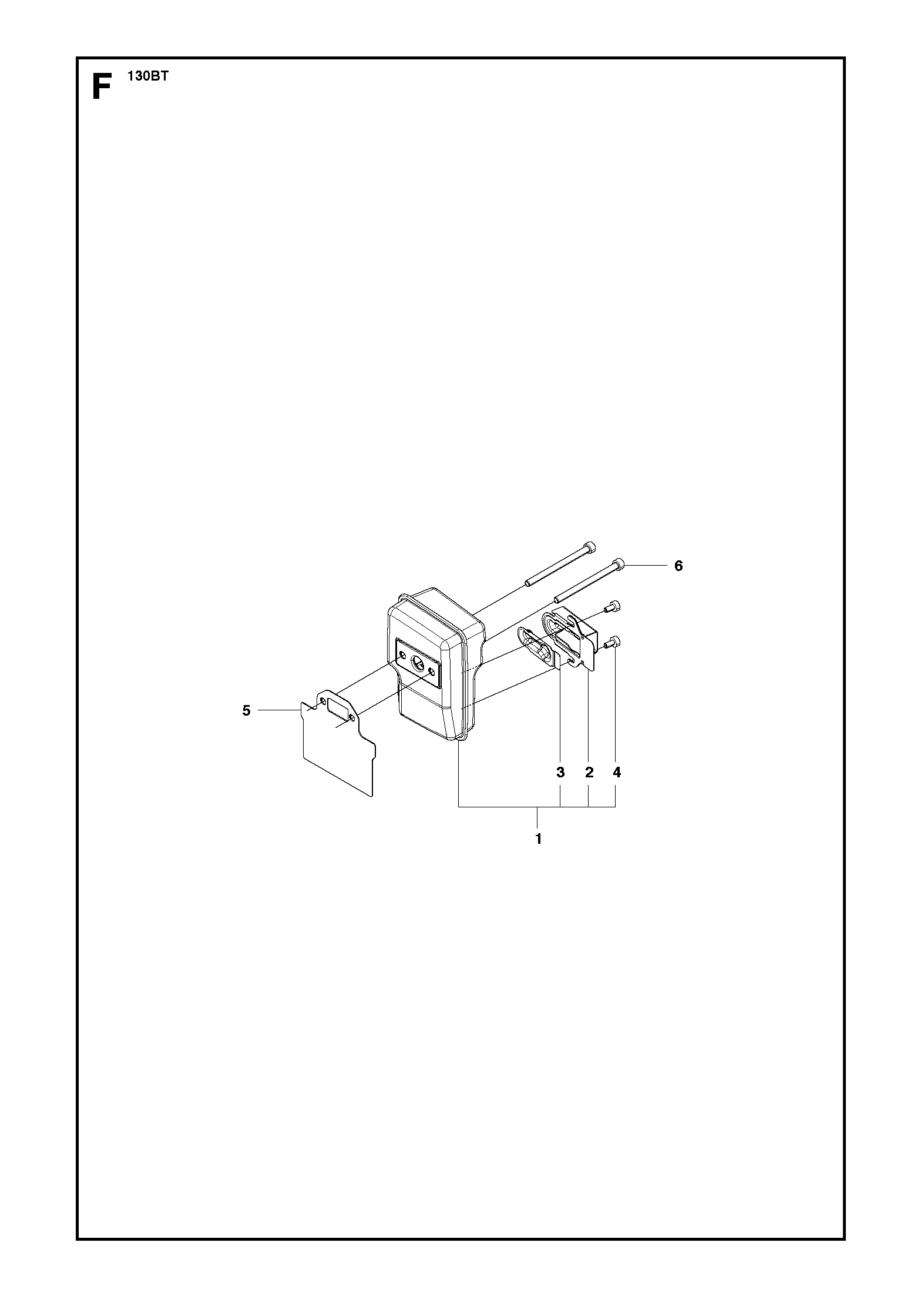 Husqvarna 504117001 onderdelentekening - positie 1