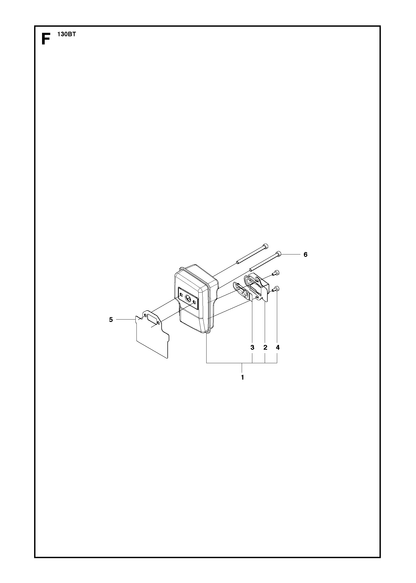 Husqvarna 504117201 onderdelentekening - positie 3
