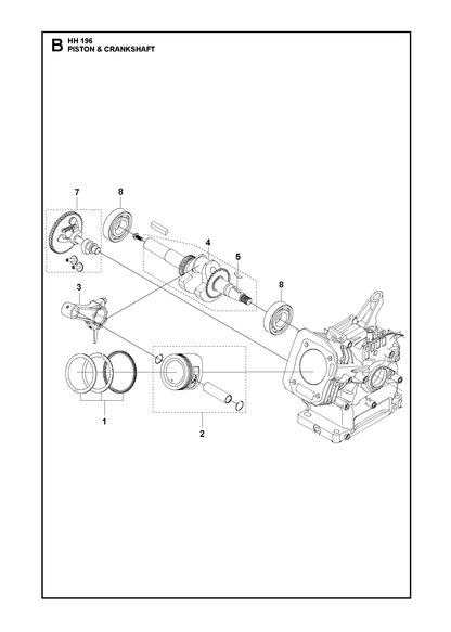 Husqvarna 596601801 onderdelentekening - positie 4