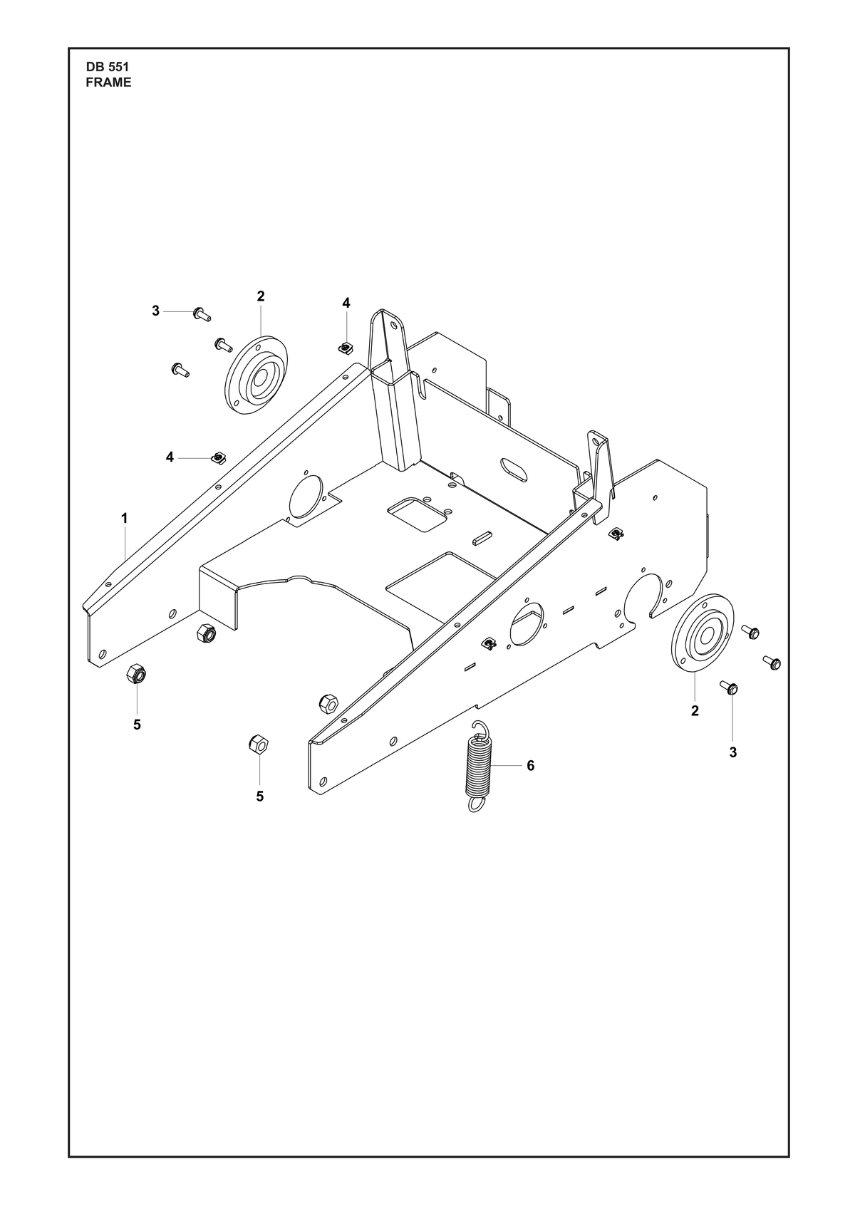 Husqvarna 519653425 onderdelentekening - positie 4