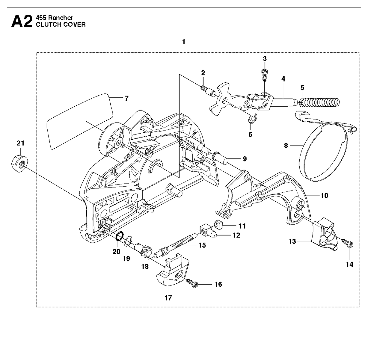 Husqvarna 537043001 onderdelentekening - positie 8