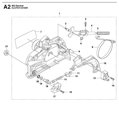 Husqvarna 537043001 onderdelentekening - positie 8