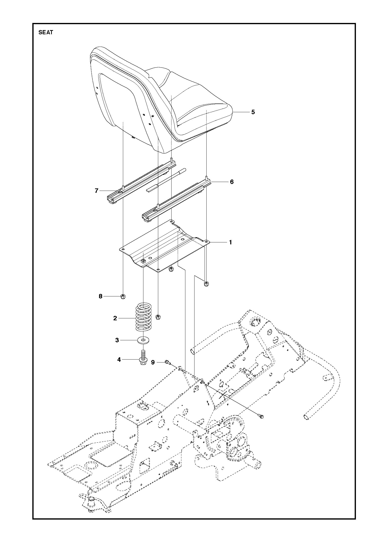 Husqvarna 502609801 onderdelentekening - positie 5