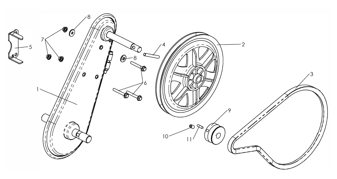 Husqvarna 577516501 onderdelentekening - positie 1