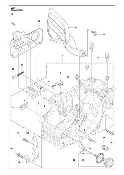 Husqvarna 503893001 onderdelentekening - positie 25