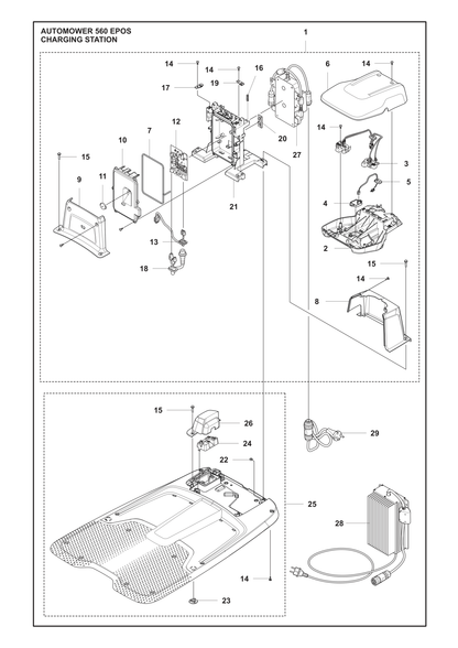 Husqvarna 548480101 onderdelentekening - positie 18