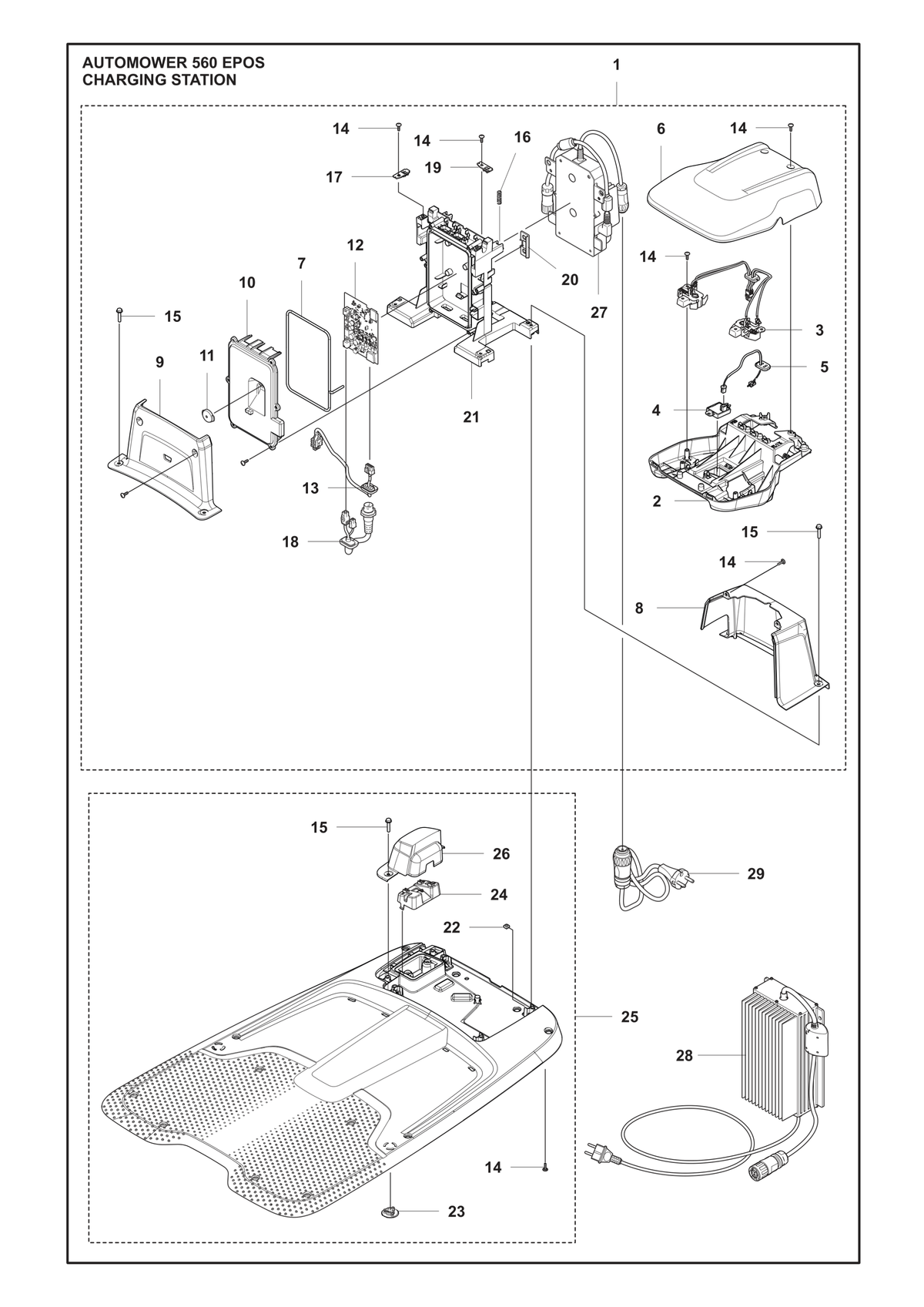 Husqvarna 548409303 onderdelentekening - positie 28