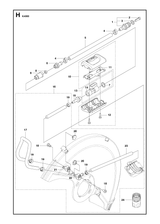 Husqvarna 505095417 onderdelentekening - positie 16