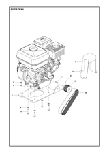 Husqvarna 504100901 onderdelentekening - positie 3