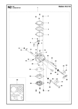 Husqvarna 504790901 onderdelentekening - positie 16