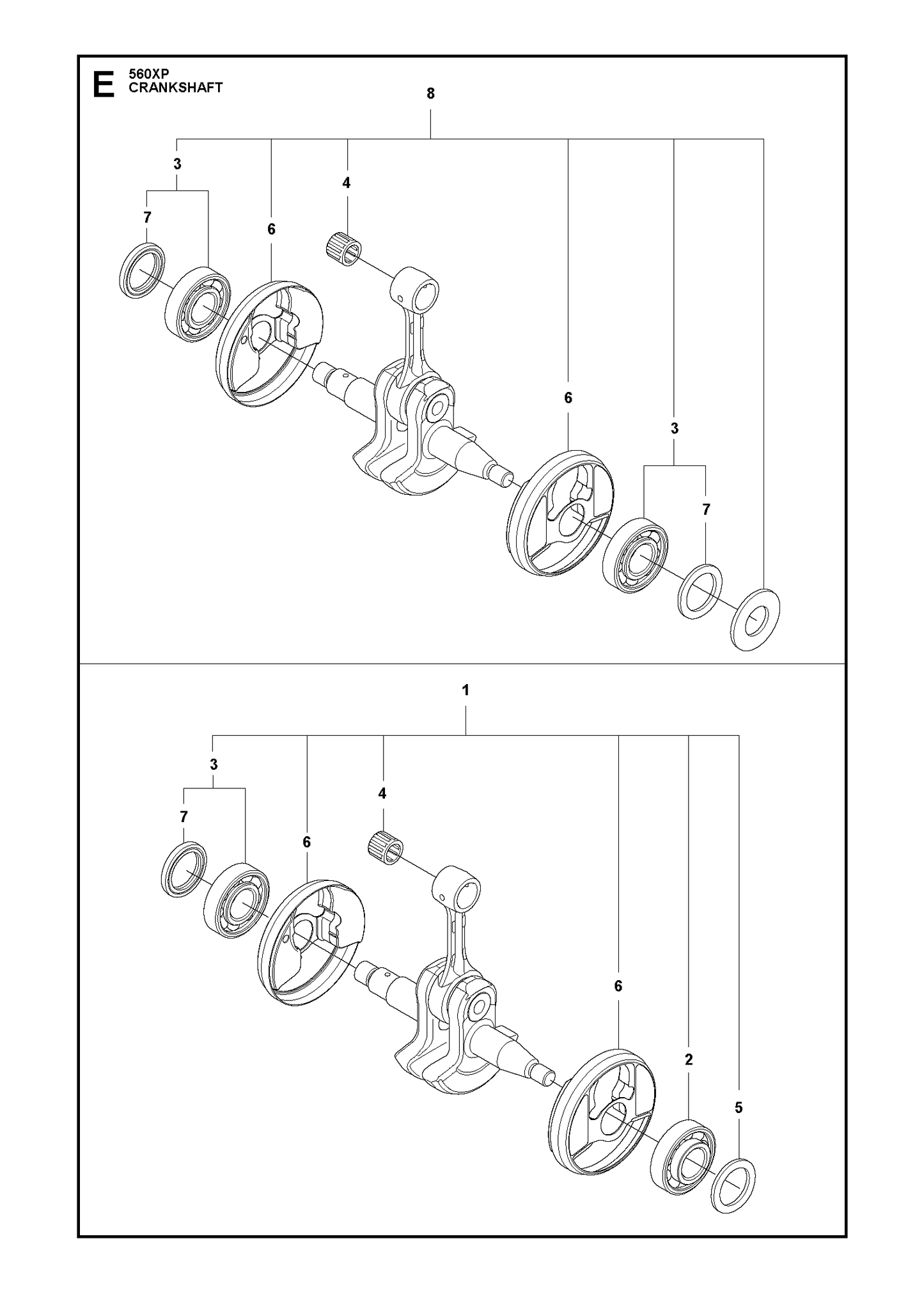 Husqvarna 505133601 onderdelentekening - positie 6