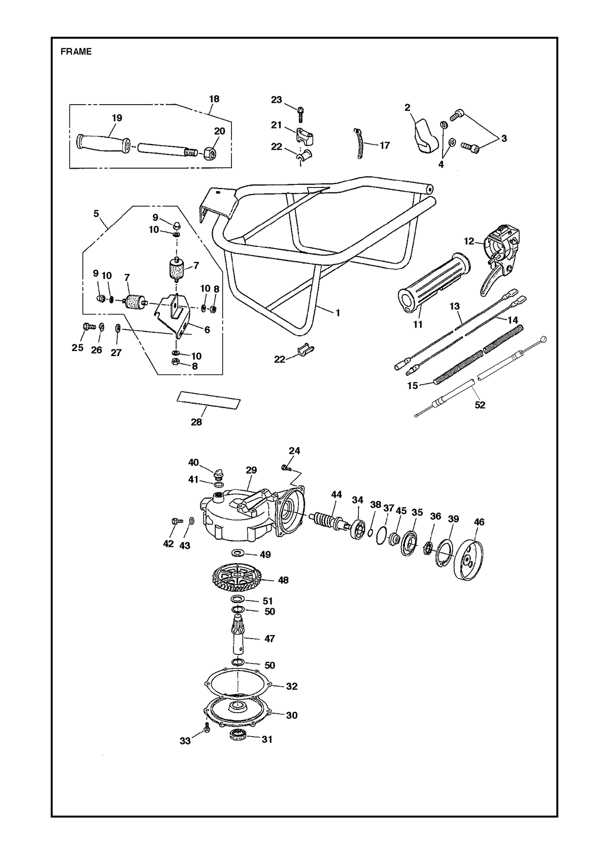 Husqvarna 521845901 onderdelentekening - positie 2