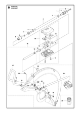 Husqvarna 505115502 onderdelentekening - positie 22