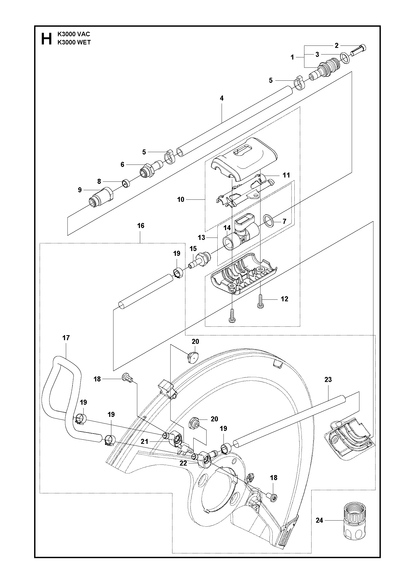 Husqvarna 506486101 onderdelentekening - positie 8