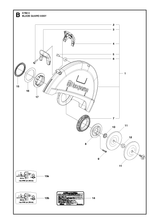 Husqvarna 579733201 onderdelentekening - positie 15