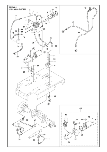 Husqvarna 505493201 onderdelentekening - positie 5