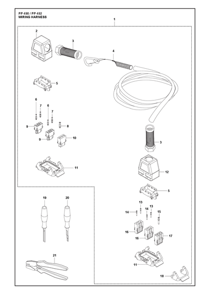 Husqvarna 505327001 onderdelentekening - positie 11