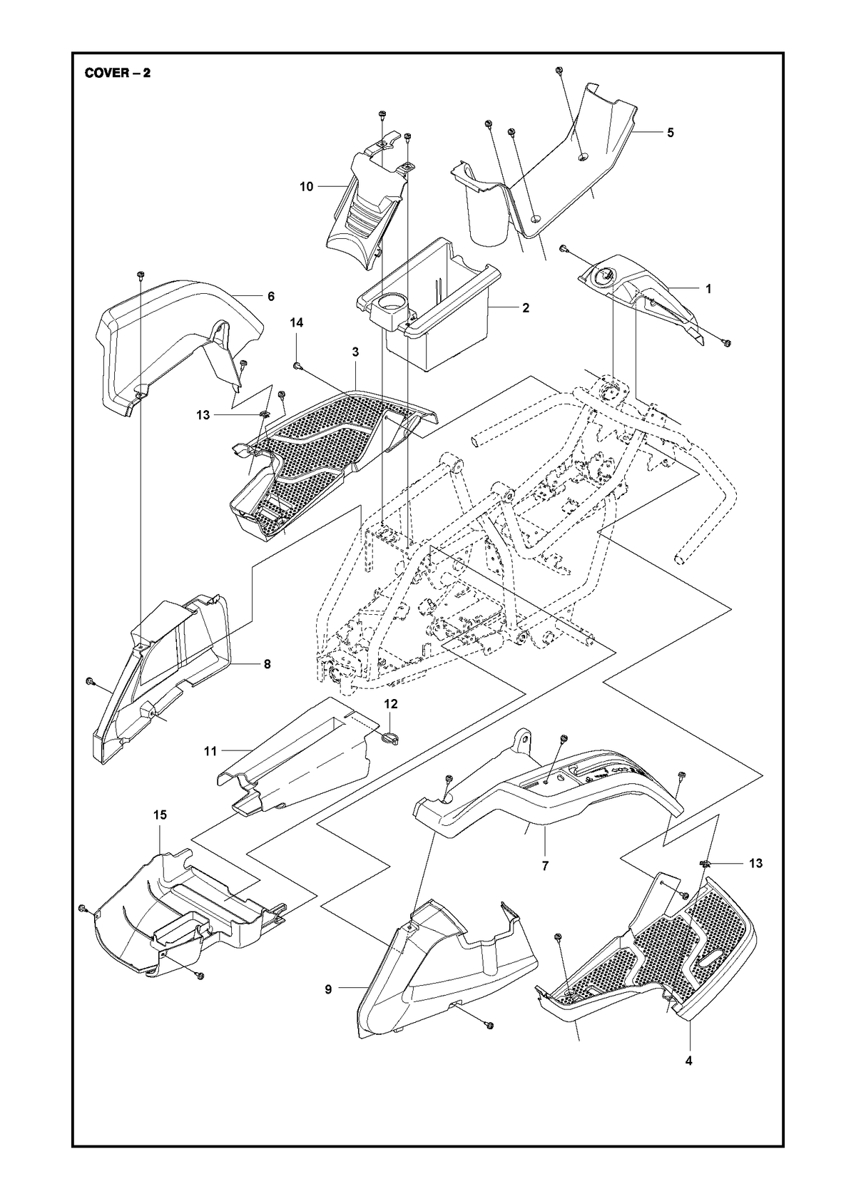 Husqvarna 574600801 onderdelentekening - positie 12