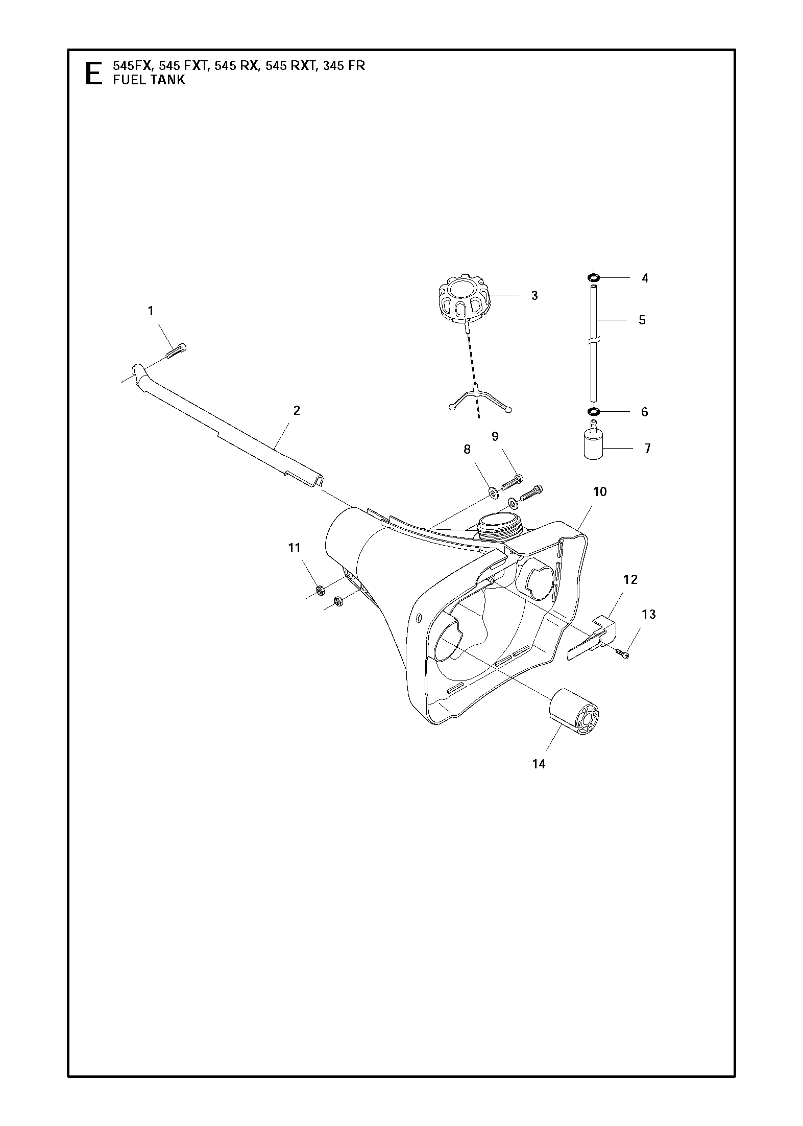 Husqvarna 503217116 onderdelentekening - positie 13