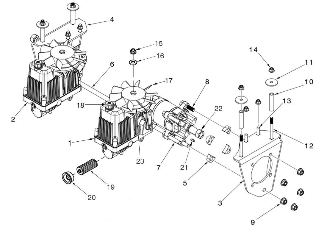 Husqvarna 599370101 onderdelentekening - positie 19