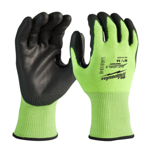 Milwaukee Hi-vis Cut C Werkhandschoenen - 8/M