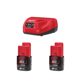 Milwaukee M12 NRG-202 Pack Incl. 2x Accu en 1x Lader