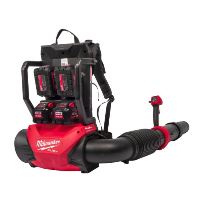 Milwaukee M18 F2BPB -124 Dubbele Accu Ruggedragen Bladblazer Incl. 4x Accu en Lader