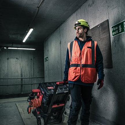 Milwaukee Veiligheidshesje Contractor oranje - 2XL-keizers.nu