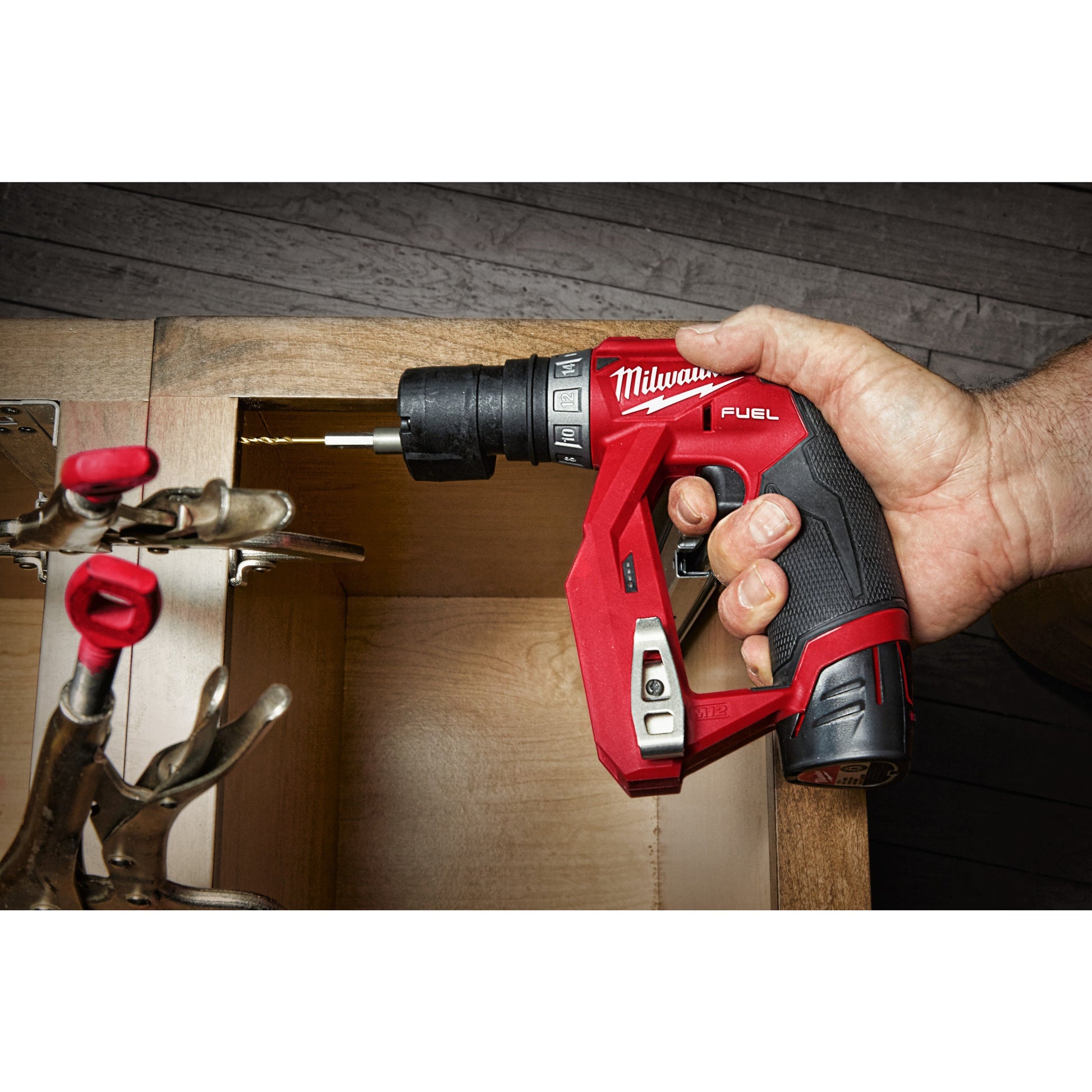 Milwaukee  M12 FUEL™ FDDXKIT-202X Accu Boor - Schroefmachine met Wisselkop5